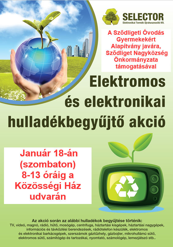 Elektromos- és elektronikai hulladékbegyűjtő akció