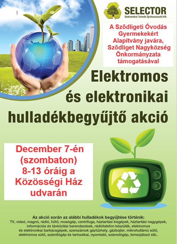 Elektromos- és elektronikai hulladékbegyűjtési akció!