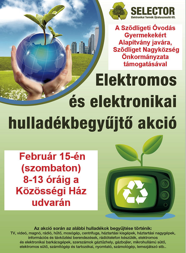 Elektromos és elektronikai hulladékbegyűjtési akció