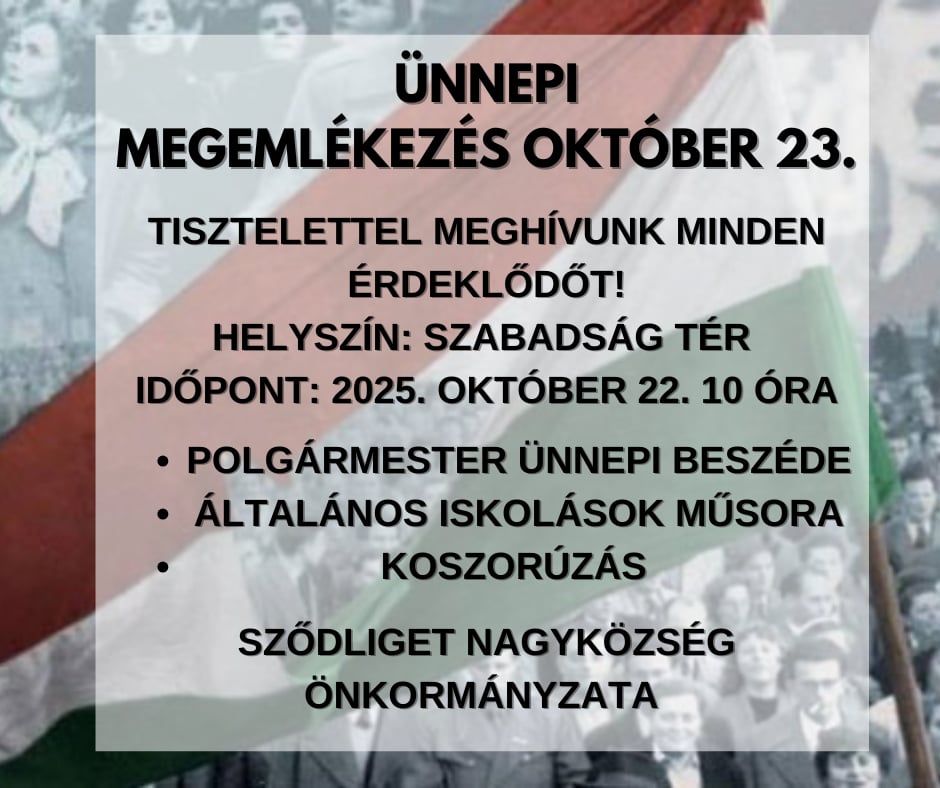 Ünnepi megemlékezés 