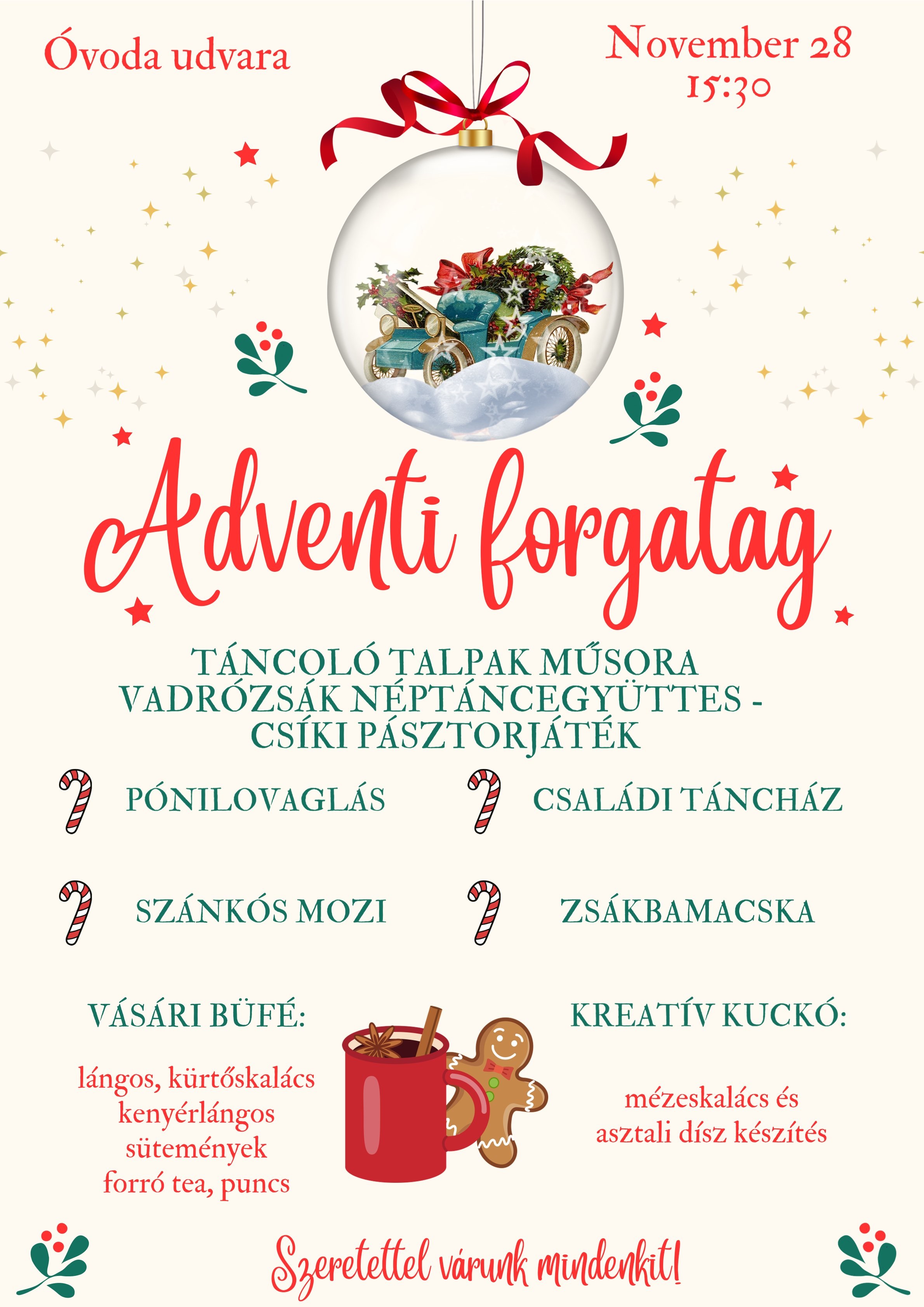 Adventi forgatag 2025.