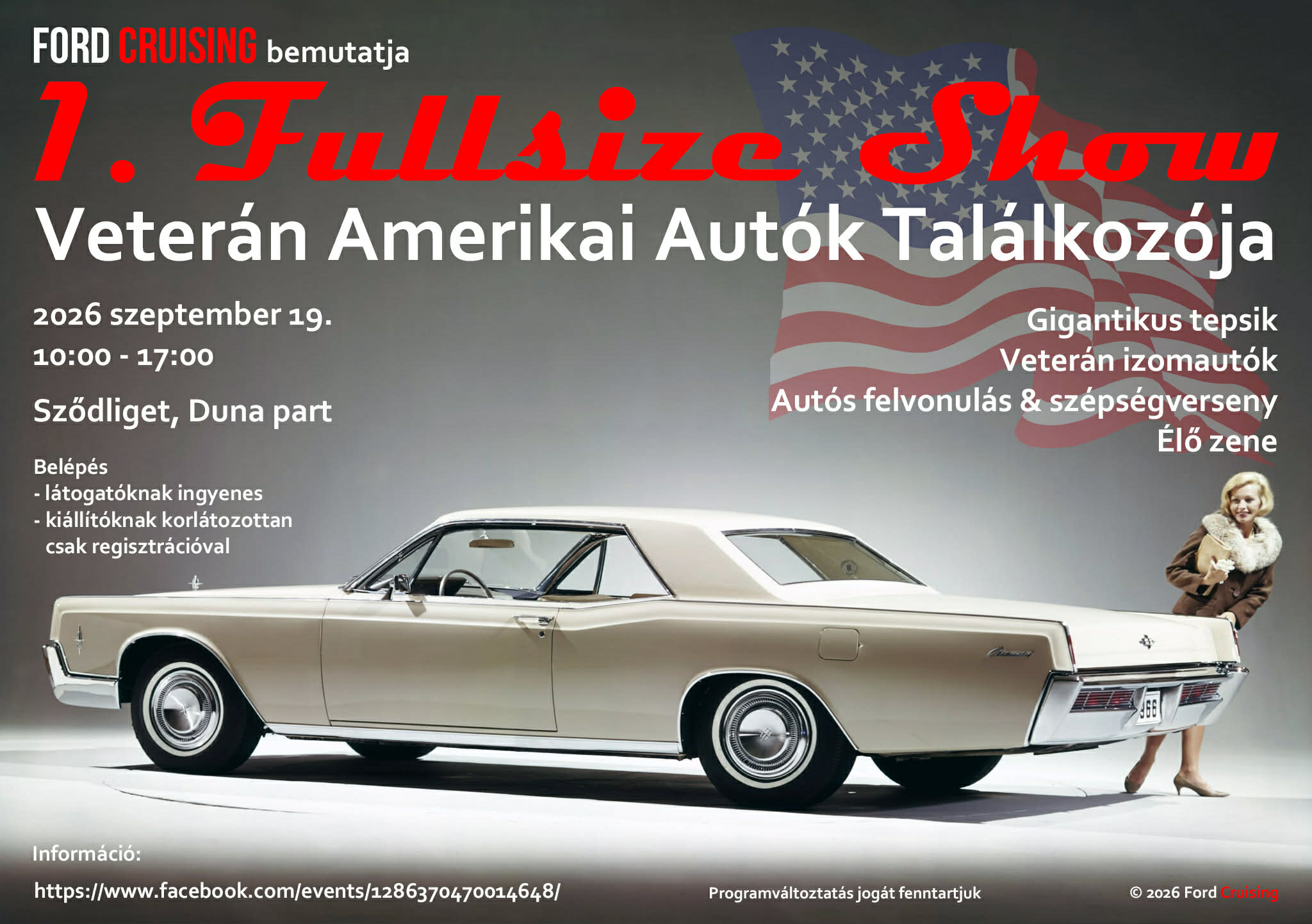 VETERÁN AMERIKAI AUTÓK TALÁLKOZÓJA 