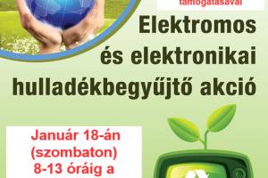 Elektromos- és elektronikai hulladékbegyűjtő akció