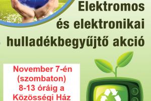 Elektronikai hulladékbegyűjtő akció