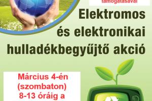 Elektromos és elektronikai hulladékbegyűjtési akció!