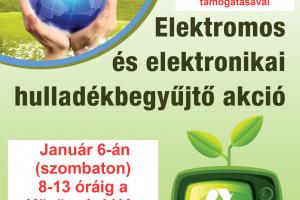 Elektromos és elektronikai hulladékbegyűjtési akció! 