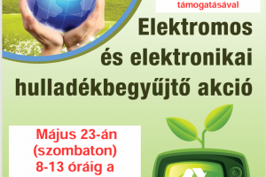 Elektromos és elektronikai hulladékbegyűjtő akció 2026.05.23.