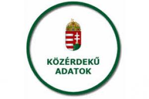 Közérdekű adatok