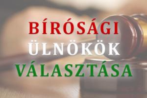 Felhívás - bírósági ülnökválasztás 2025.