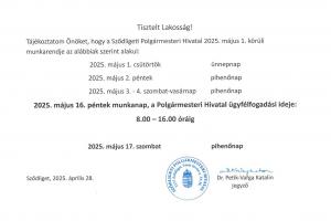 Ünnepi munkarend