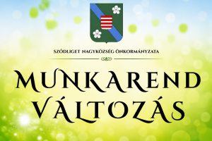 Munakarend változás.