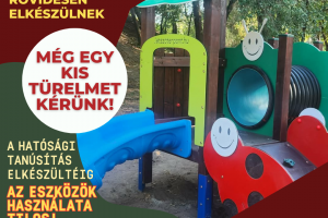 Polgármesteri tájékoztató a játszóterekkel kapcsolatban. 2026.09.14.