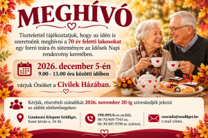  Idősek Napi rendezvény 2026.