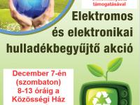 Elektromos- és elektronikai hulladékbegyűjtési akció!