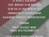 Március 15-i megemlékezés 2026.03.13.