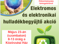 Elektromos és elektronikai hulladékbegyűjtő akció 2026.05.23.