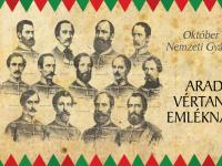 Megemlékezés az aradi vértanúkról. 2026.10.04.